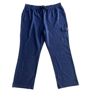 NEW Karen Scott Sport Relaxed Cargo Pants, Medieval Blue, 2X